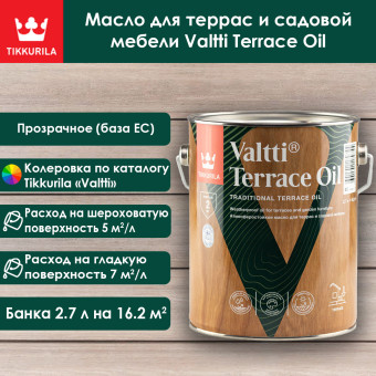 Масло Tikkurila Valtti Terrace Oil 2.7 л