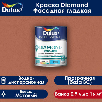 Краска Dulux Diamond Фасадная база BC 0.9 л