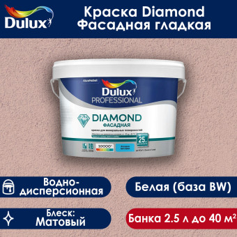 Краска Dulux Diamond Фасадная база BW 2.5 л