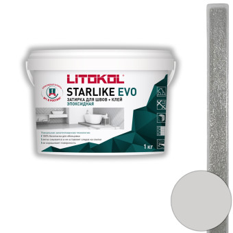 Затирка Litokol Starlike Evo S.105 bianco titanio 1 кг