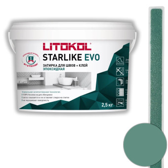 Затирка Litokol Starlike Evo S.410 verde smeraldo 2.5 кг