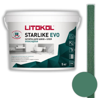 Затирка Litokol Starlike Evo S.430 verde pino 5 кг