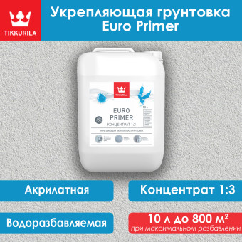 Грунтовка Tikkurila Euro Primer 10 л