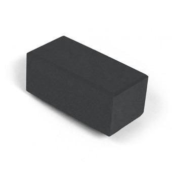 Брусчатка Нобетек 2П8Ф п/п серый цемент черная 200х100х80 мм