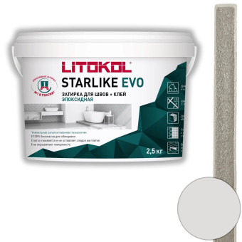 Затирка Litokol Starlike Evo S.102 bianco ghiaccio 2.5 кг