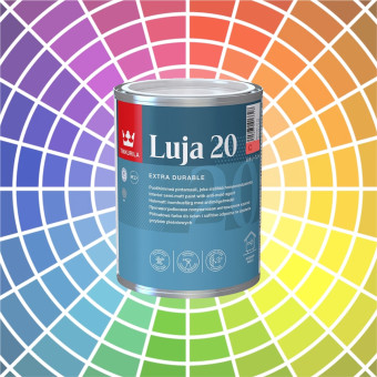 Краска Tikkurila Luja 20 для влажных помещений база С 0.9 л